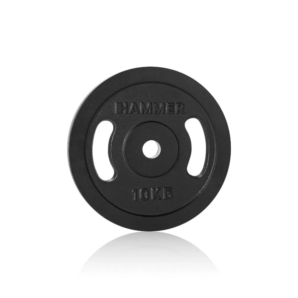 HAMMER Hanteln und Gewichte Hantelscheibe 30 mm 10 kg