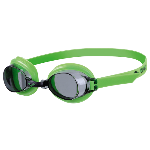 Arena Jr Bubble 3 Schwimmbrille grün, Harte GläserUnverspiegelte Gläser