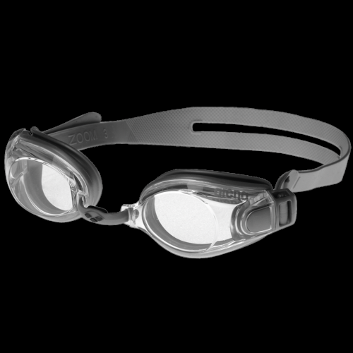 Arena Zoom X-Fit Schwimmbrille grau, Harte GläserUnverspiegelte Gläser