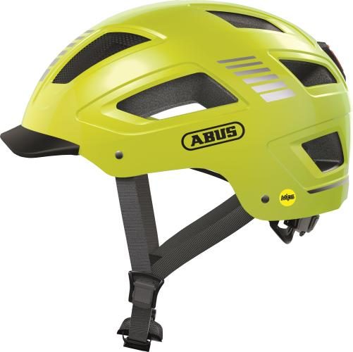 Einzelstück ABUS Velohelm Hyban 2.0 MIPS - Signal Yellow