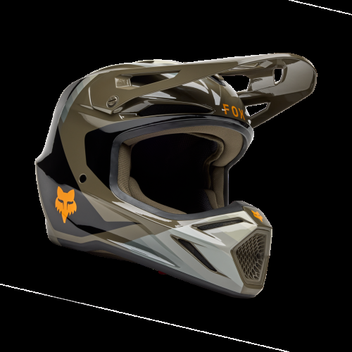 Fox Racing V3 Fade Helm - braun