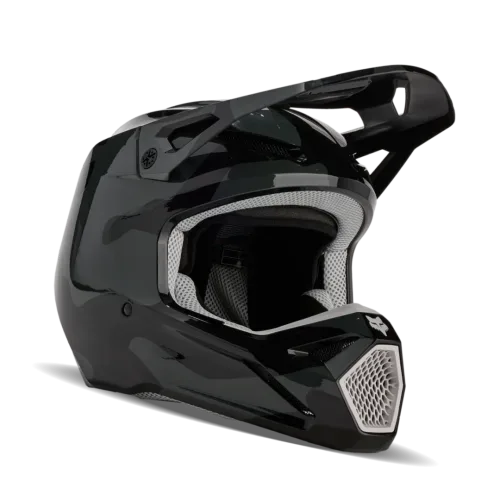 Fox Racing V1 Bnkr Helm SCHWARZ