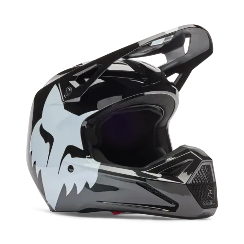 Fox Racing V1 Shield Helm SCHWARZ