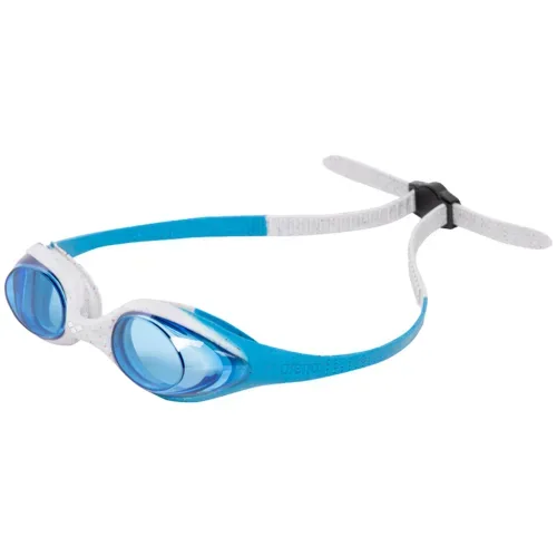 Arena Jr Spider Schwimmbrille blau, Harte GläserUnverspiegelte Gläser