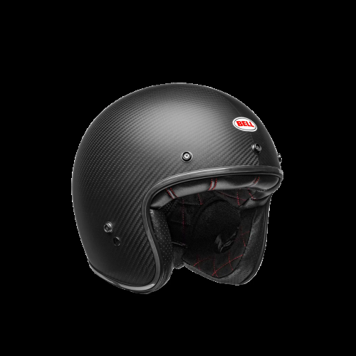 Bell Moto Custom 500 Carbon Solid - schwarz