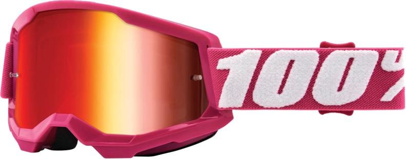 100% Strata 2 Goggle Fletcher - Mirror Red