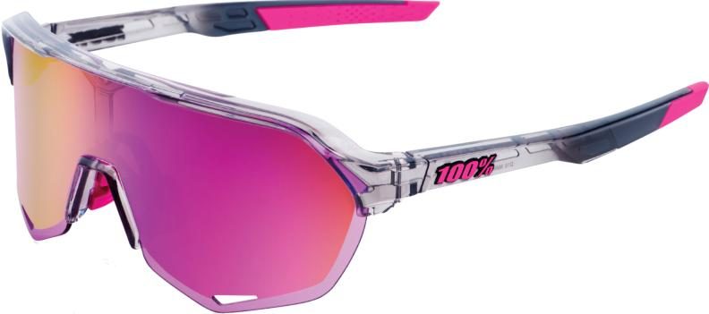 100% Brille S2 Polished Translucent Grey -Purple Multilayer Mirro