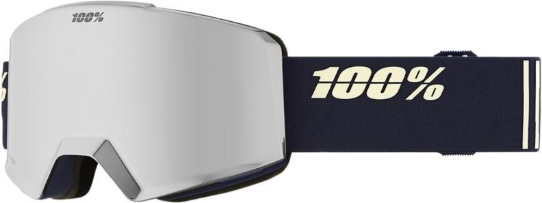 100% Norg Hiper Goggle Steel - Mirror Silver Lens