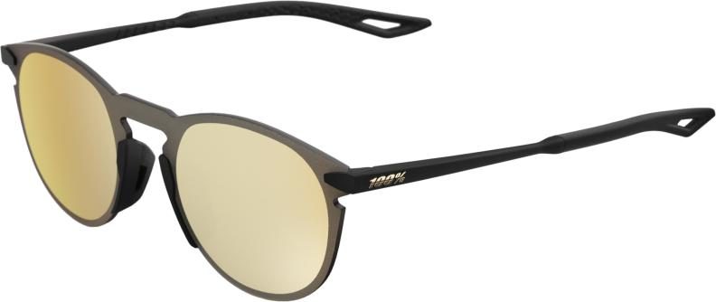 100% LEGERE ROUND - Matte Black - HiPER Gold 24K Mirror