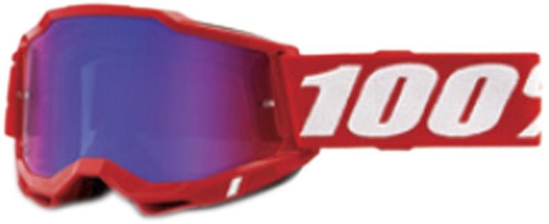 100% ACCURI 2 JUNIOR Goggle Red - Mirror Red Lens