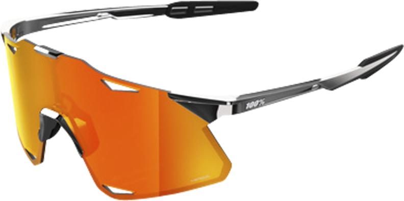 100% HYPERCRAFT - Black Chrome - HiPER Red Mirror