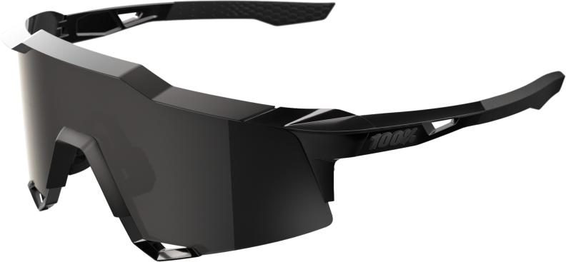 100% SPEEDCRAFT - Matte Black Gloss Black - Black Mirror