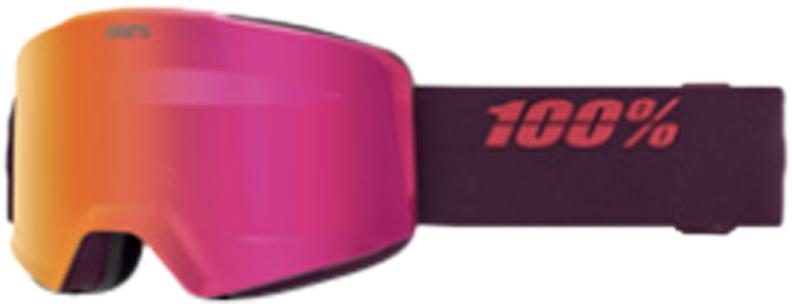 100% NORG HiPER Goggle Deep Cherry - Mirror Dark Red Lens