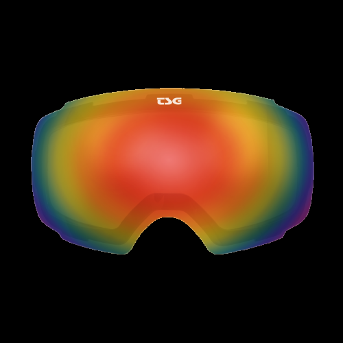 TSG Ersatzlinse Goggle Two - rainbow chrome