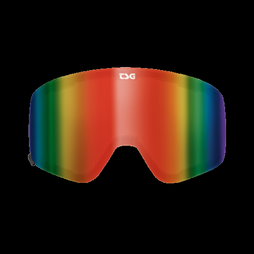 TSG Ersatzlinse Goggle Four S - rainbow chrome