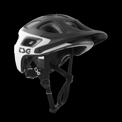 TSG Velohelm Seek Graphic Design - block white-black