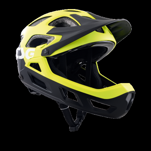 TSG Velohelm Kinder Seek Fr Graphic Design - flow black-yellow