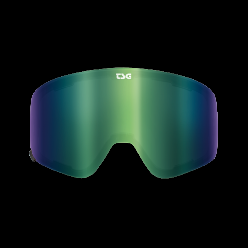 TSG Ersatzlinse Goggle Four S - green chrome