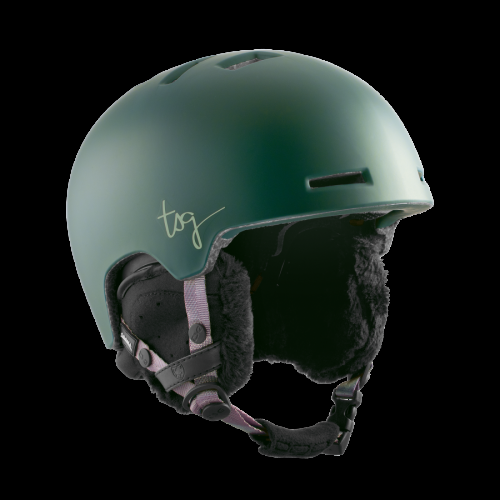 TSG Kinder Skihelm Cosma 2.0 Solid Color - satin foliage green