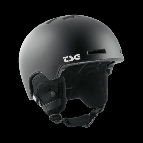 TSG Kinder Skihelm Arctic Nipper Maxi 2.0 Solid Color - satin black