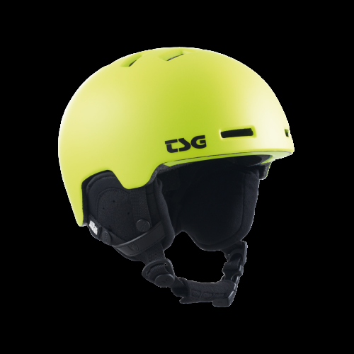 TSG Kinder Skihelm Arctic Nipper Mini Solid Color - satin acid yellow