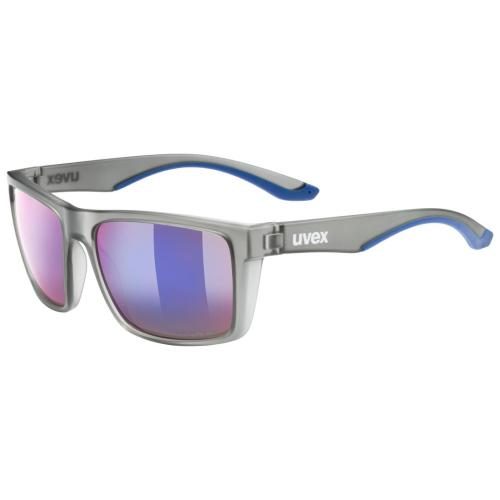 Uvex LGL 50 Colorvision Sonnenbrille - Smoke Matt Mirror Plasma