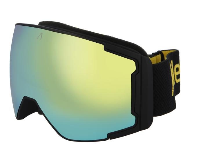 Athletes Layback Skibrille - black/lime