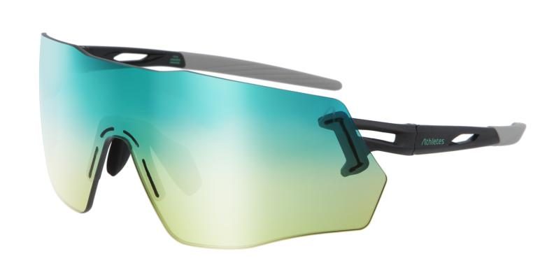 Athletes Poke Sportbrille - matt black green