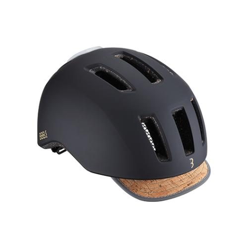 BBB GridEco Kork Velohelm - schwarz matt
