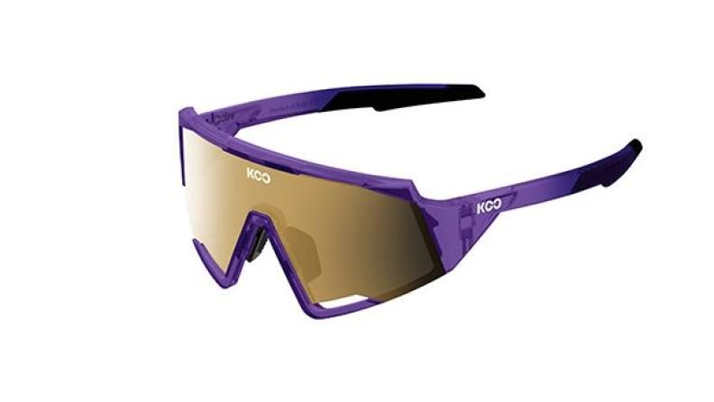 KOO Spectro Sportbrille - violet glass/gold mirror lenses