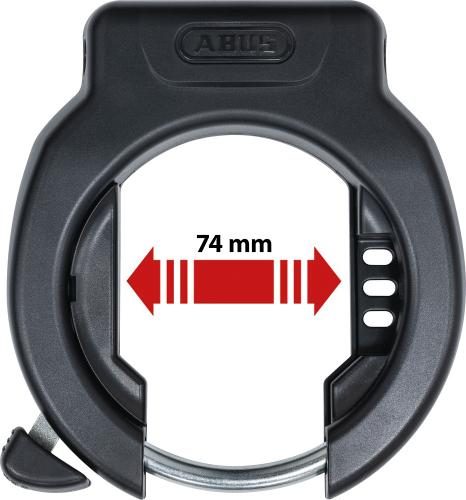 Abus Rahmenschloss Pro Amparo 4750SL NR ohne Halter - schwarz