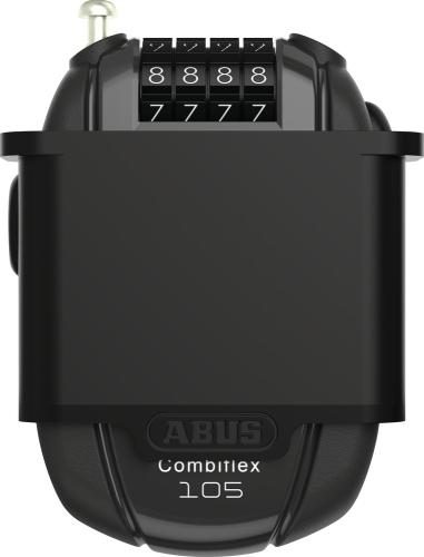Abus Spezialschloss Combiflex Rest 105 Code mit Halter CHR - schwarz