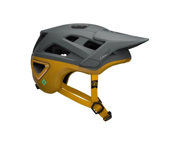 LAZER Unisex MTB Jackal KinetiCore Helm - matte grey autumn