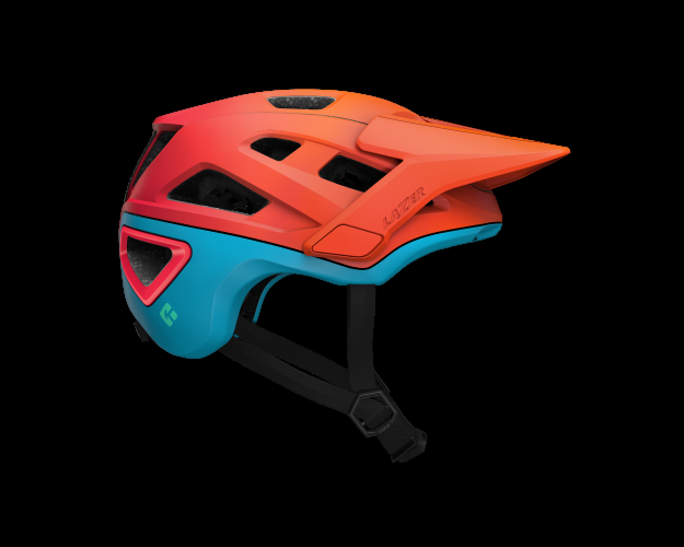 LAZER Unisex MTB Jackal KinetiCore Helm - matte sunset