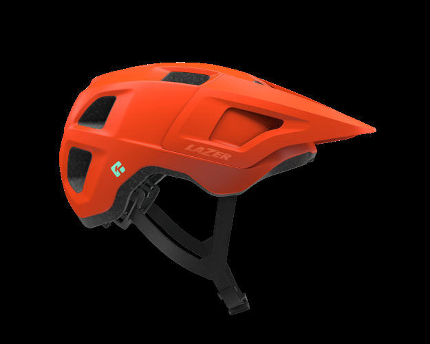 LAZER Unisex MTB Lupo KinetiCore Helm - matte flash orange
