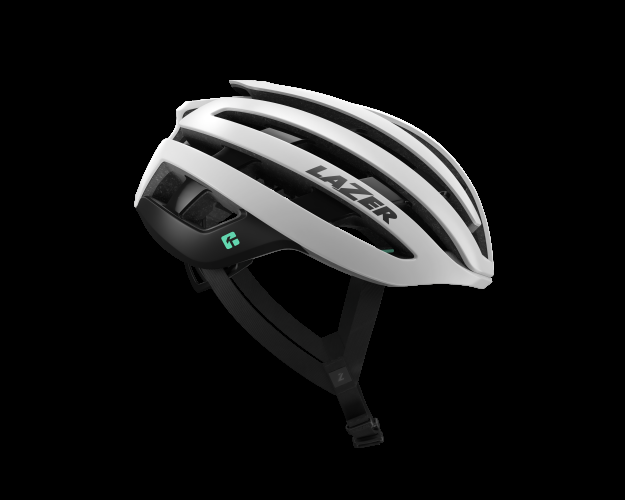 LAZER Unisex Road Z1 KinetiCore Helm - white