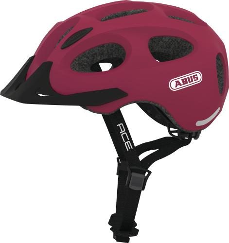 Einzelstück ABUS Velohelm Kinder Youn-I ACE - Cherry Red