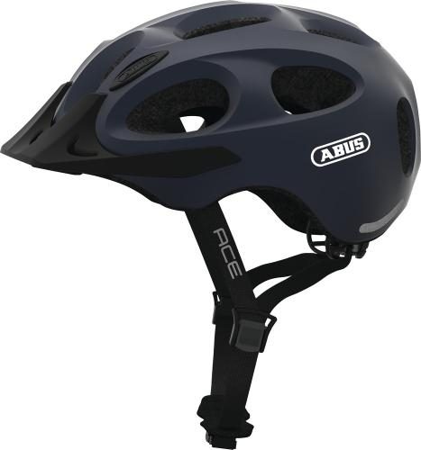 ABUS Velohelm Kinder Youn-I ACE - Metallic Blue