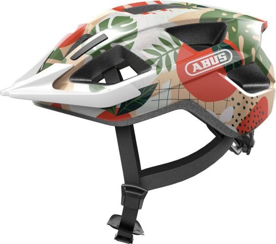 Abus Velohelm Aduro 3.0 LED - orange palm