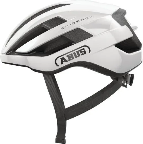 Abus Velohelm WingBack - shiny white