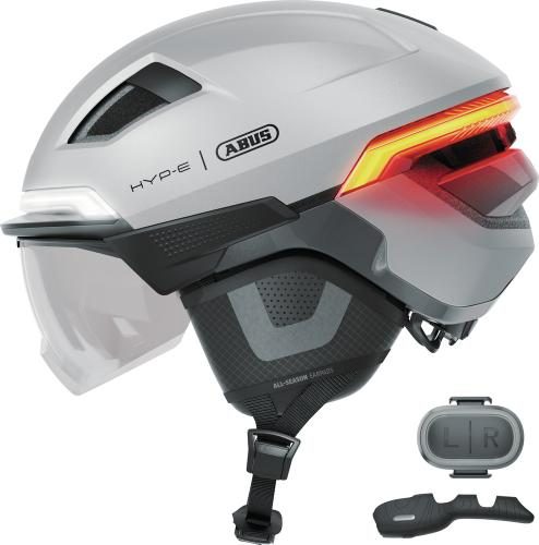 Abus Velohelm HYP-E BL.ACE - gleam silver