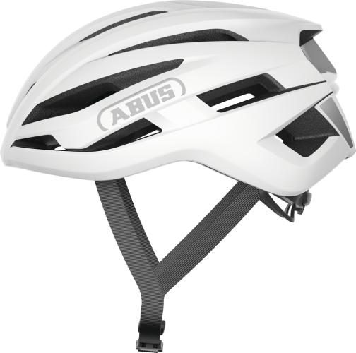 Einzelstück Abus Velohelm STORMCHASER ACE - polar white