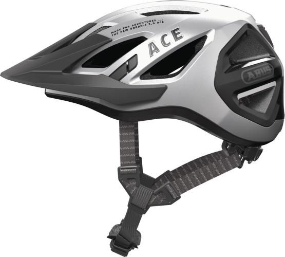 Abus Velohelm URBAN-I 3.0 ACE - gleam silver