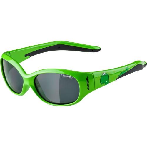 Alpina FLEXXY Kids Sonnenbrillen - green dino black
