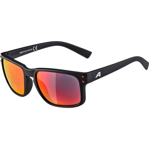 Alpina KOSMIC Sonnenbrillen - black matt red mirror