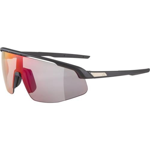 Alpina Turbo Pro Qv Sonnenbrille - black matt, qv rainbow cat. 1-3