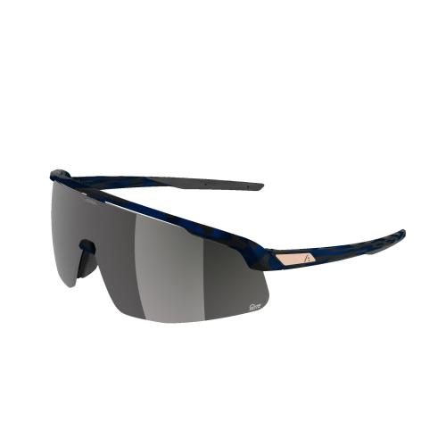 Alpina Turbo Pro Q-Lite Sportbrille - havanna black, sivler mirror cat. 3