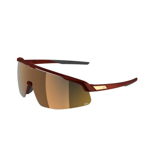 Alpina Turbo Pro S Q-Lite Sportbrille - red transparent matt, gold cat. 3