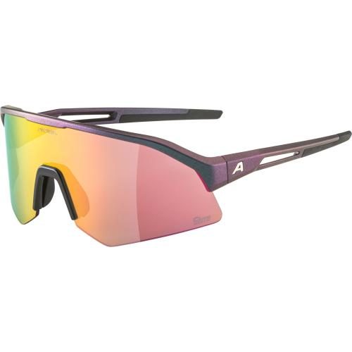 Alpina Sonic Hr Q-Lite Sonnenbrille - black matt-purple, pink cat. 2