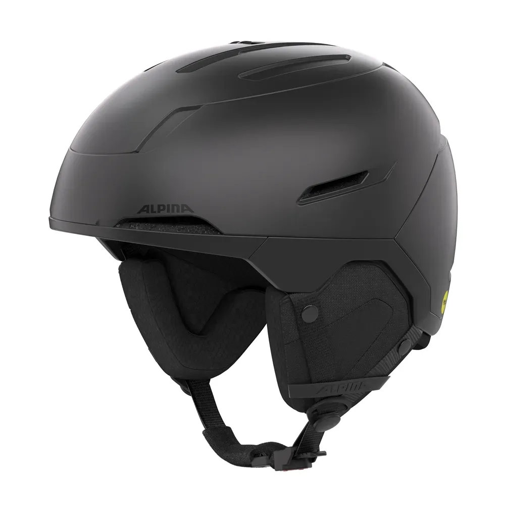 ALPINA Versatile Mips Skihelm Schwarz, Herren, Größe: 52-56